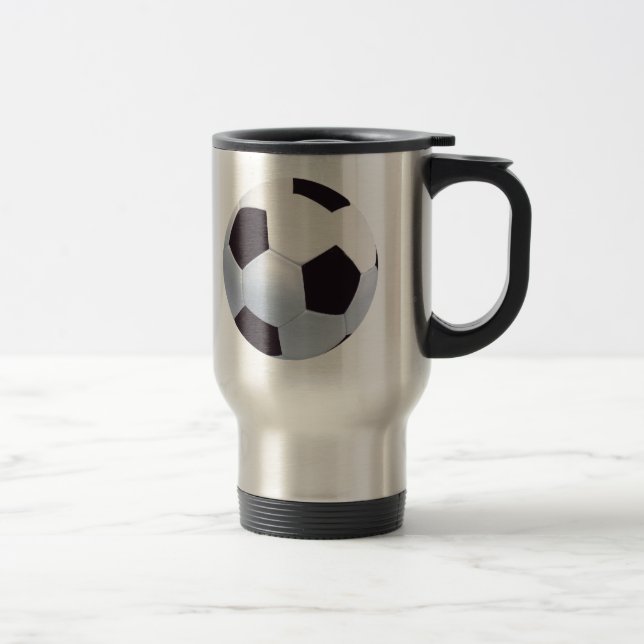 Tasse de voyage de ballon de football (Droit)