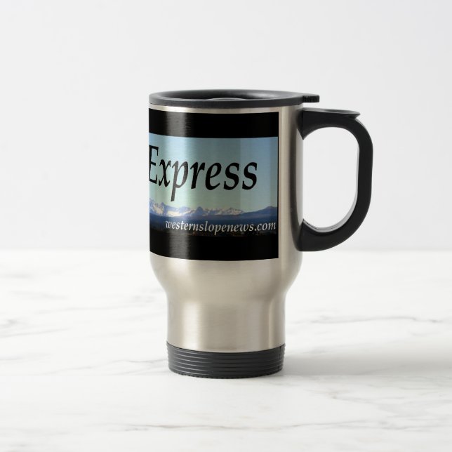 Tasse de voyage de bannière de début (Droit)