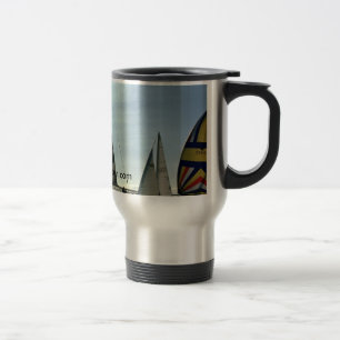 Tasse de voyage de bateau à voile