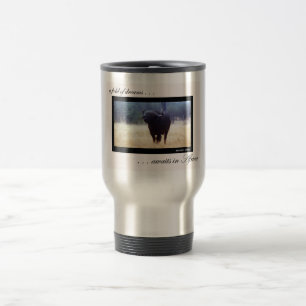 Tasse de voyage de Buffalo de cap