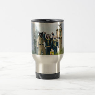 Tasse de voyage de cacao de feu de camp de scouts