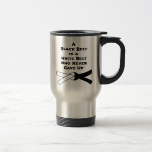 Tasse de voyage de ceinture noire