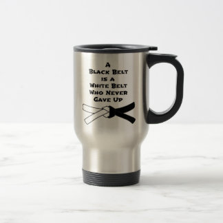 Tasse de voyage de ceinture noire