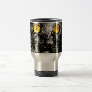Tasse de voyage de chat de singe