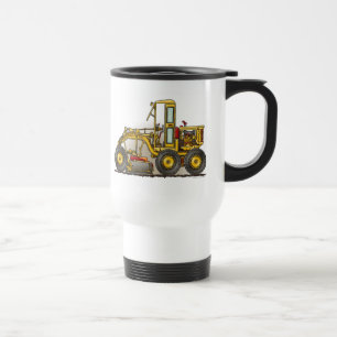 Tasse de voyage de construction de niveleuse de