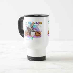 Tasse de voyage de coureur de baril d'Appaloosa