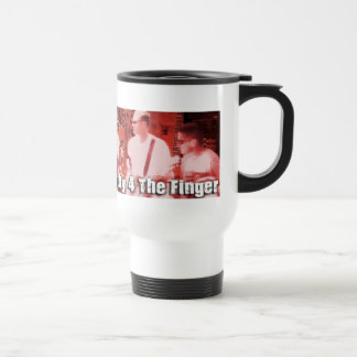 Tasse de voyage de doigt