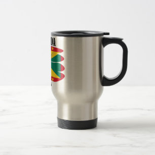 Tasse de voyage de drapeau du Grenada