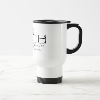Tasse de voyage de foi-ruban de sein