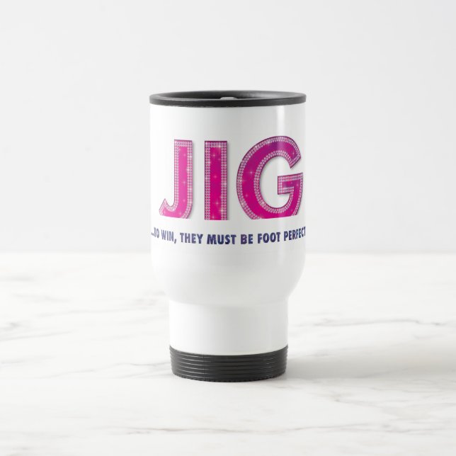 Tasse de voyage de gabarit (Centre)