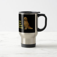 Tasse de voyage de golden retriever