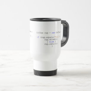 Tasse de voyage de Java