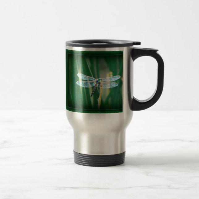 Tasse de voyage de libellule (Droit)