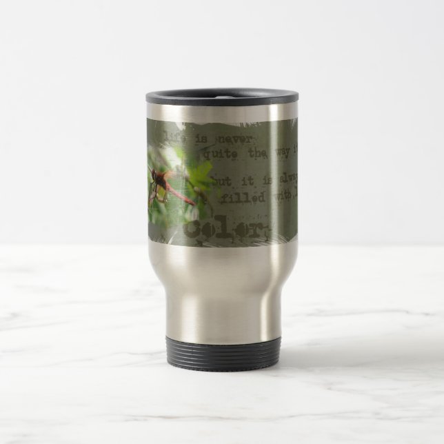 Tasse de voyage de libellule (Centre)