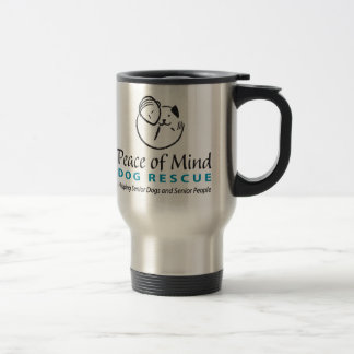 Tasse de voyage de logo de paix de l'esprit