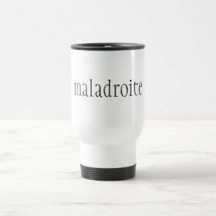 Tasse de voyage de Maladroite