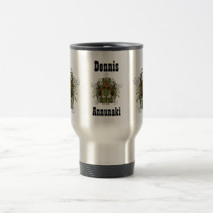 Tasse de voyage de "mauvais os" de crâne