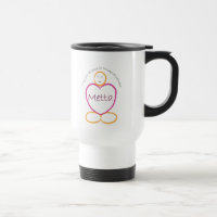 Tasse de voyage de Meditator de Metta