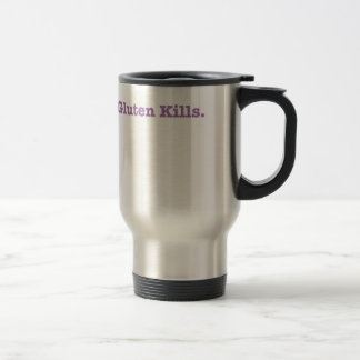 Tasse de voyage de mises à mort de gluten