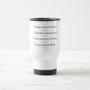 Tasse de voyage de moments