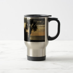 Tasse de voyage de palmier
