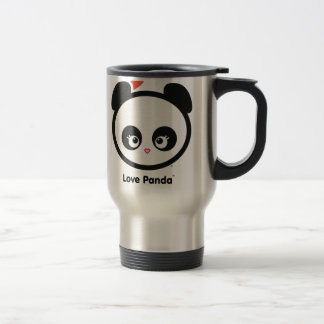 Tasse de voyage de Panda® d'amour