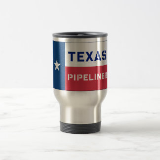 Tasse de voyage de Pipeliner de drapeau du Texas