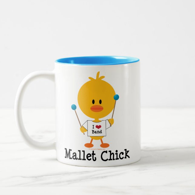 Tasse de voyage de poussin de maillet (Gauche)