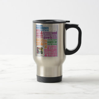 Tasse de voyage de principes