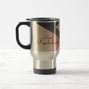 Tasse de voyage de psychologue d'école de
