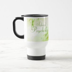 Tasse de voyage de psychologue d'école de