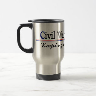 Tasse de voyage de Reenactor de guerre civile