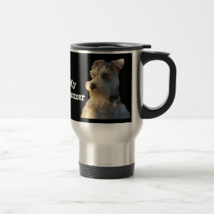 Tasse de voyage de Schnauzer miniature