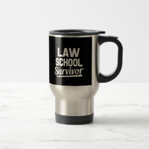 Tasse de voyage de survivant d'école de droit