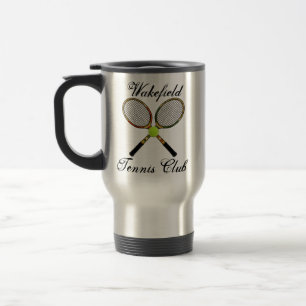 Tasse de voyage de tennis