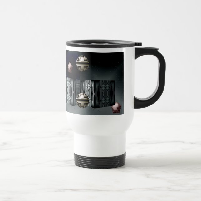 Tasse de voyage de thème de l'espace (Droite)