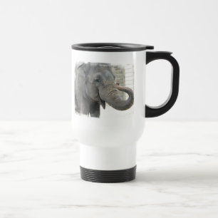 Tasse de voyage d'éléphant de son de la trompett