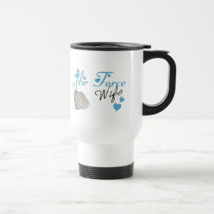 Tasse de voyage d'épouse de l'Armée de l'Air