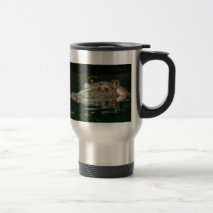 Tasse de voyage d'hippopotame