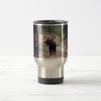 tasse de voyage d'orignaux