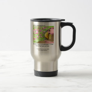 Tasse de voyage drôle Flamant Rose de mauvais goût