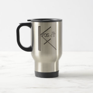 Tasse de voyage en acier inoxydable 14 Oz avec cou