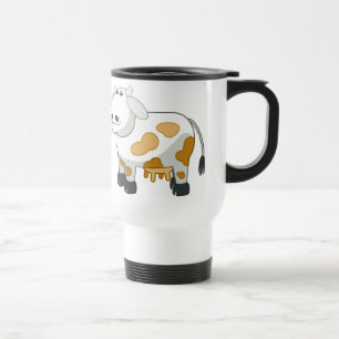 Tasse de voyage en aluminium Vache laitière de des