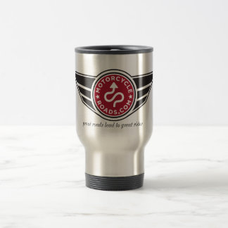 Tasse de voyage en métal avec le logo rouge de MCR