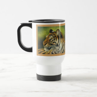 Tasse de voyage en métal de tigre