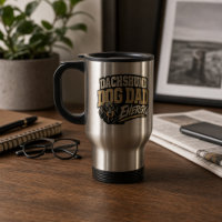 Tasse de voyage Énergie Papa Chien Teckel