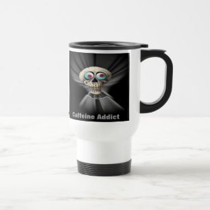 Tasse de voyage - intoxiqué de caféine (de câbl