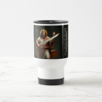 Tasse de voyage Jésus-Christ revient avec une épée