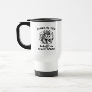 Tasse de voyage Licorne scintillante sauvage perso