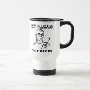 Tasse de voyage Motocross Dirt Bike de 4 dentistes